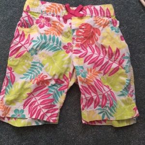 Hawaiian shorts. Really cute! Low price. Stretchy